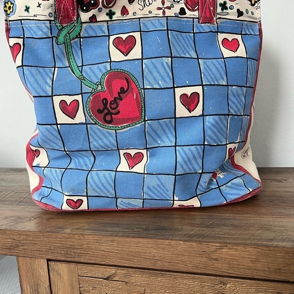 Brighton Tom Clancy‎ Holiday 2020 Love Sparkle Canvas Tote - Picture 2 of 7